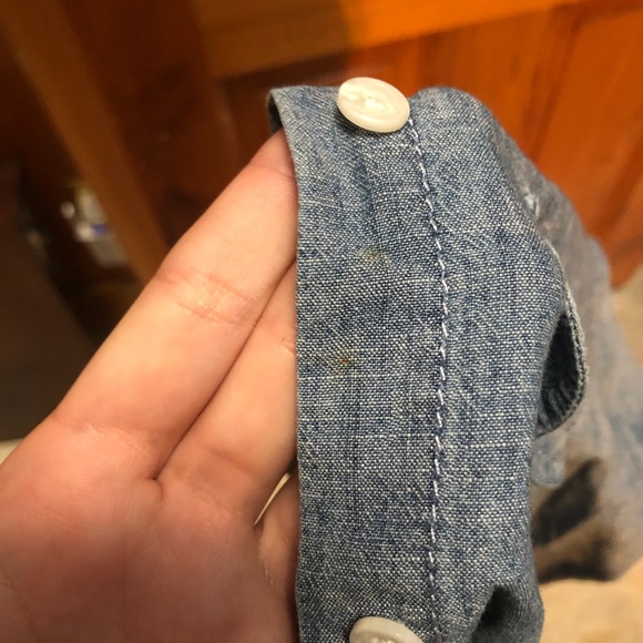 American Eagle Jean Button-up Shirt - Picture 7 of 7